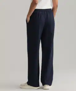 Gant Woman Linen Blend Pull-On Pants Evening Blue