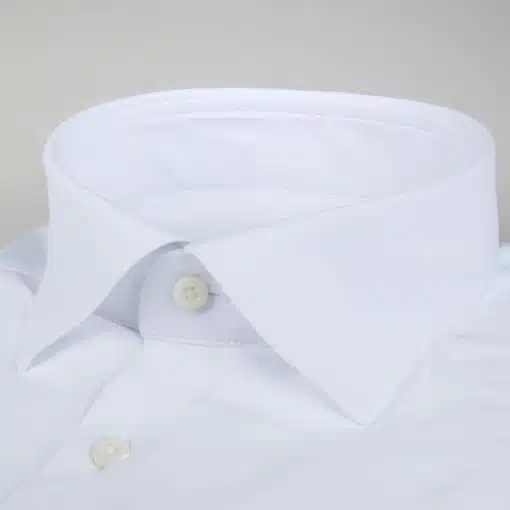 Stenströms Slimline Casual White Jersey Shirt