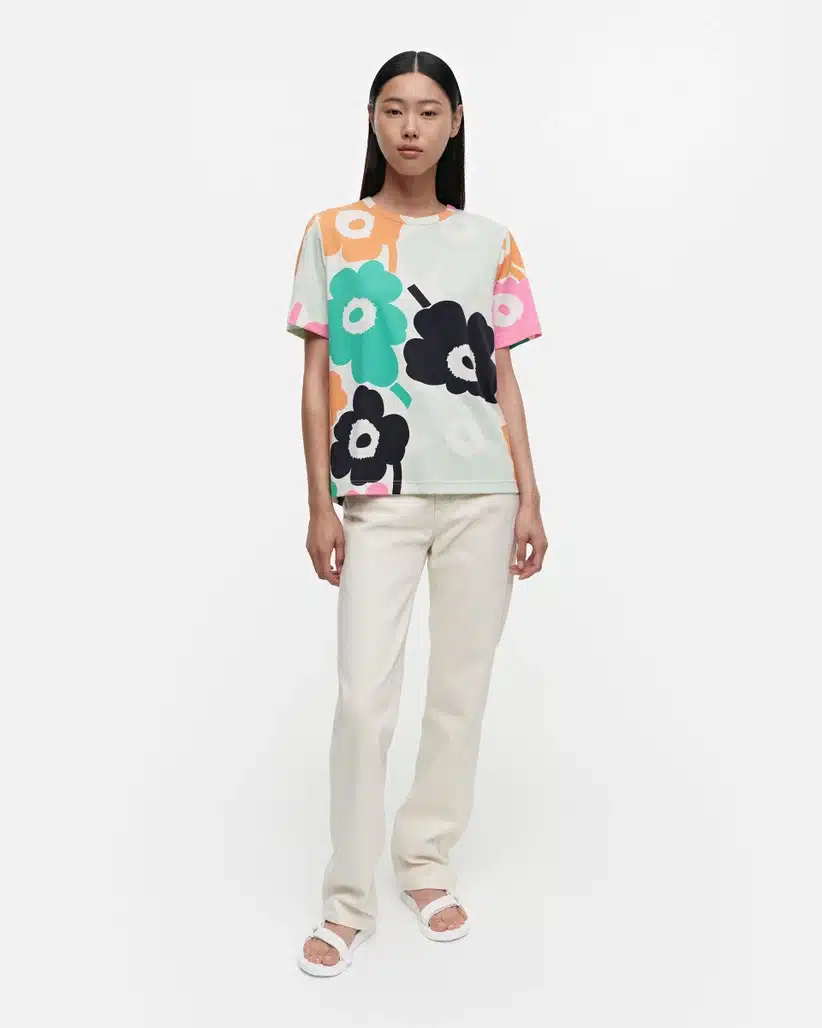 Buy Marimekko Erna Relaxed Pieni Unikko T-shirt - Scandinavian