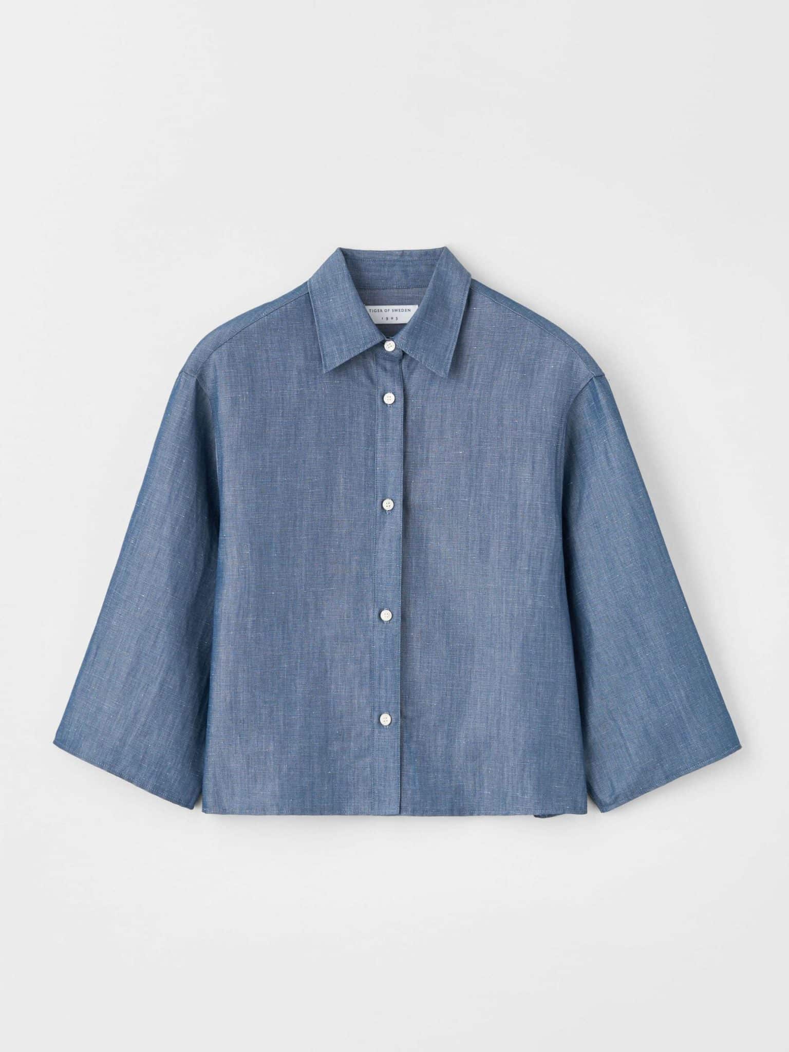 Buy Tiger of Sweden Corins Shirt Blue - Scandinavian Fashion Store