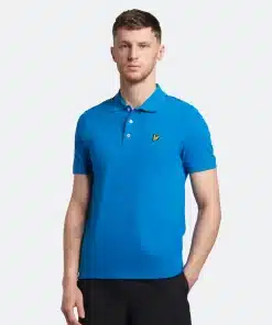 Lyle & Scott Plain Polo Shirt Brigth Blue