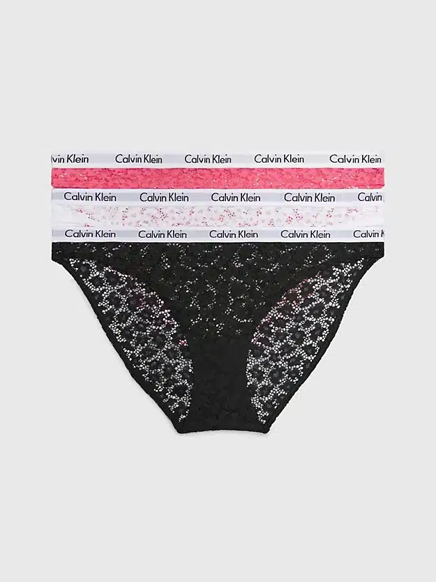 Buy Calvin Klein 3 Pack Bikini Briefs - Carousel - Scandinavian Fashion  Store