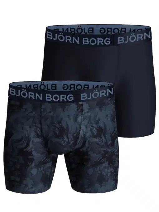 Björn Borg Performance Boxers 2-Pack Blue