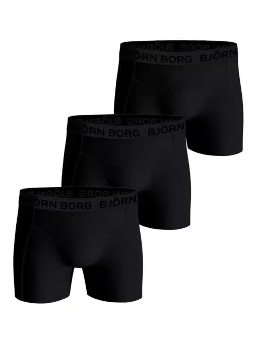 Björn Borg Cotton Stretch Boxer 3-Pack Black