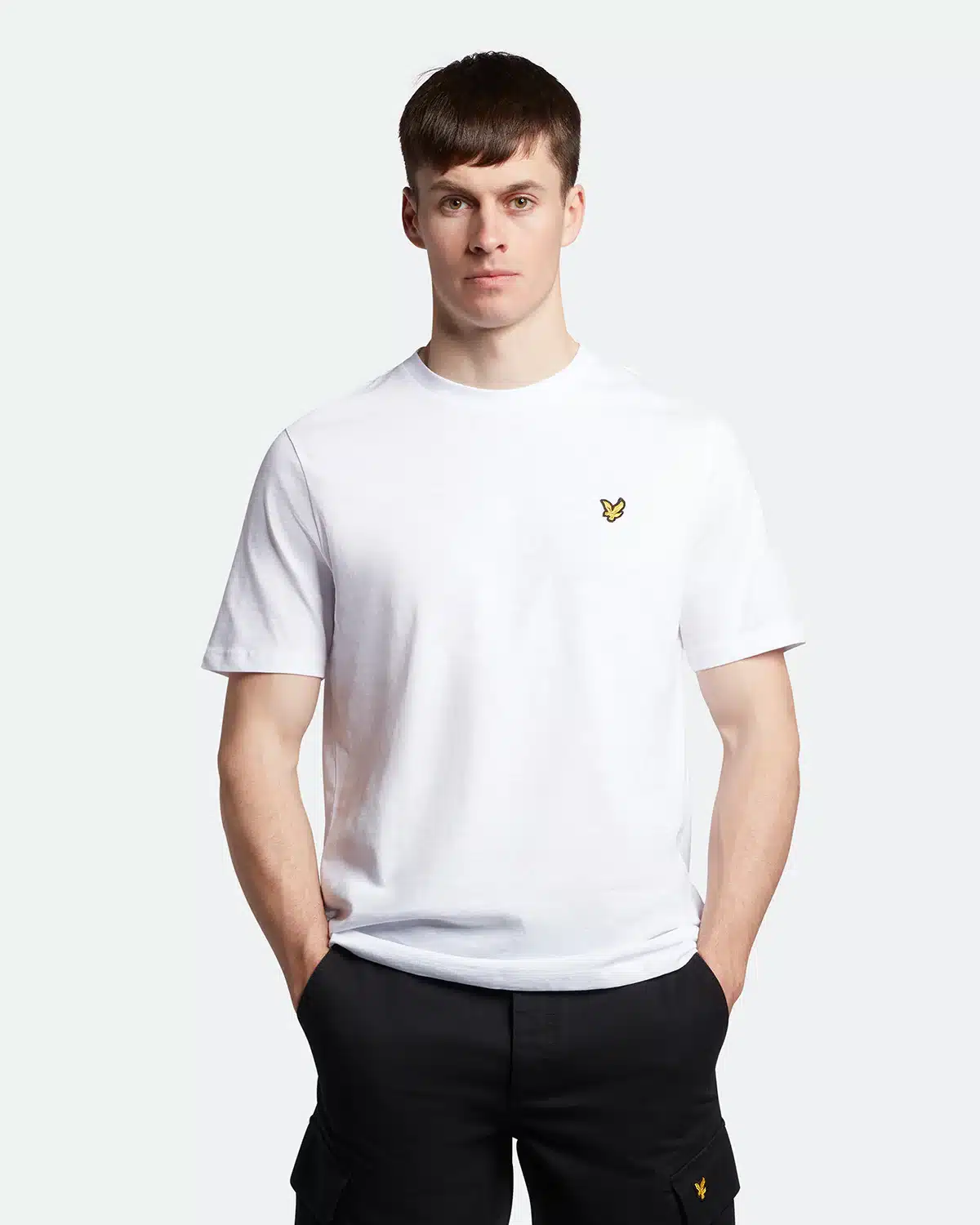 Buy Lyle  Scott Chunky Slub T-shirt White Scandinavian Fashion Store