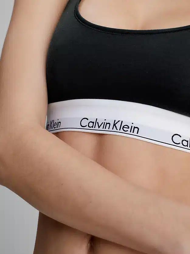 Buy Calvin Klein Modern Cotton Bralette Black - Scandinavian