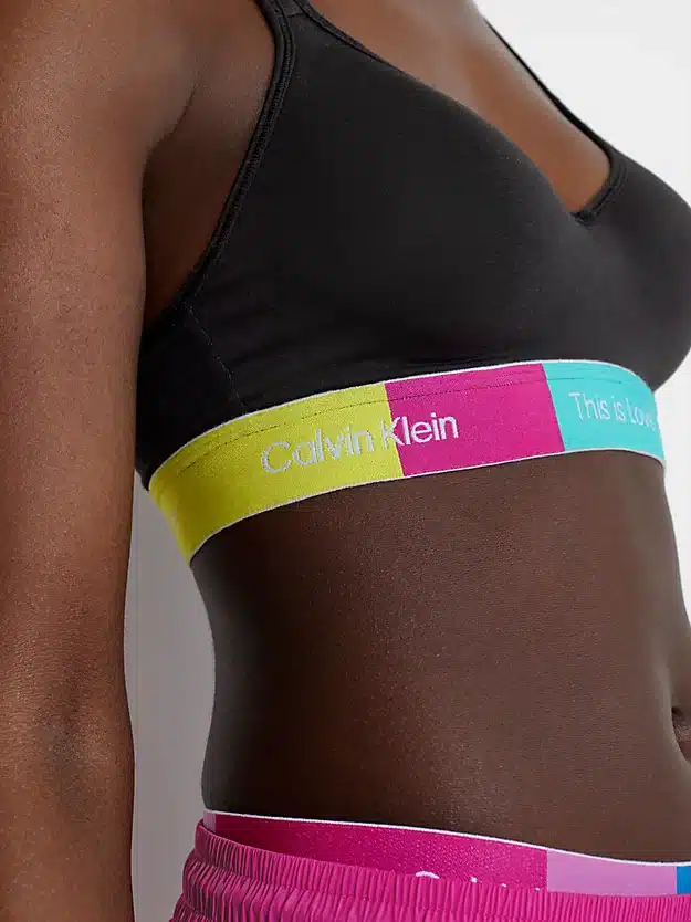 Black Calvin Klein Pride Bralette - Get The Label