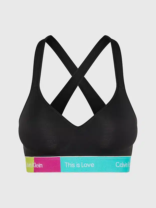 Calvin Klein Bralette Lift - Black - Size M - New with tags