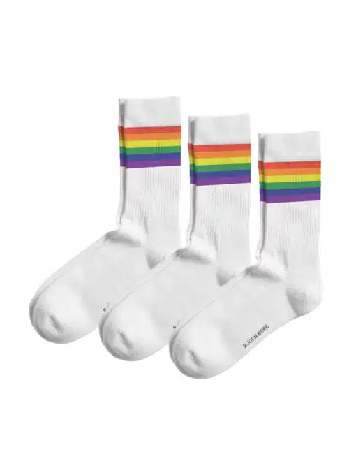 Björn Borg Core Crew Socks 3-Pack Rainbow