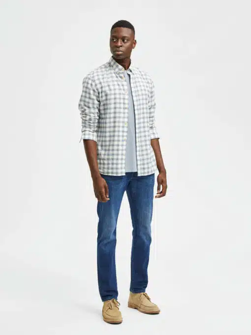 Selected Homme Straight Scott Jeans Medium Blue Denim