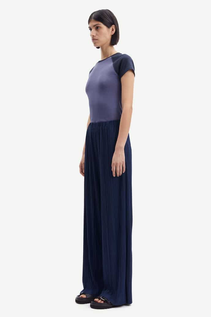 Buy Samsoe & Samsoe Uma Trousers Pageant Blue - Scandinavian Fashion Store