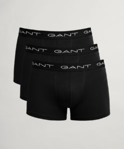 Gant Basic Trunks 3-Pack Black