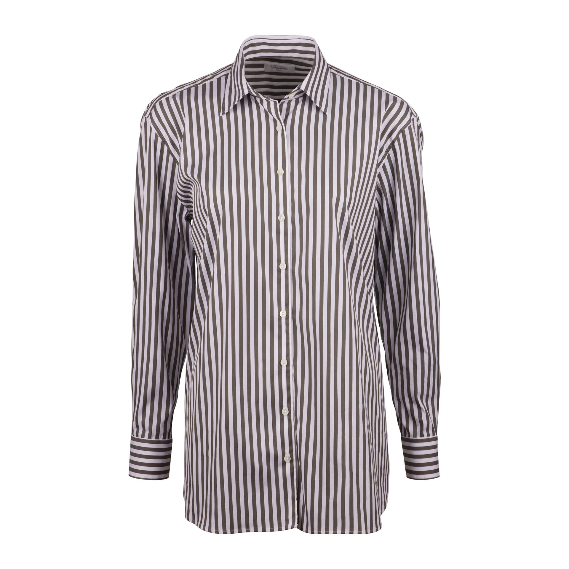 Buy Dina Green Striped Shirt - Scandinavian Fashion Store