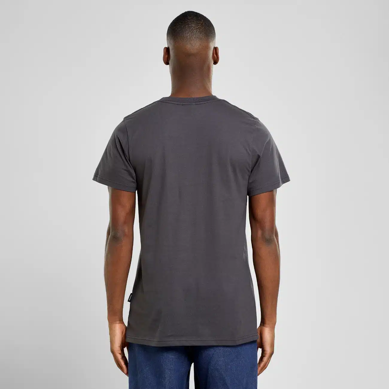 Grey t clearance shirt side view