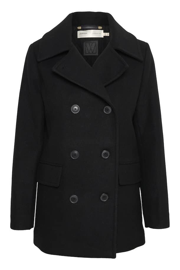 Buy In Wear Perry Sailor Coat Black - Scandinavian Fashion Store