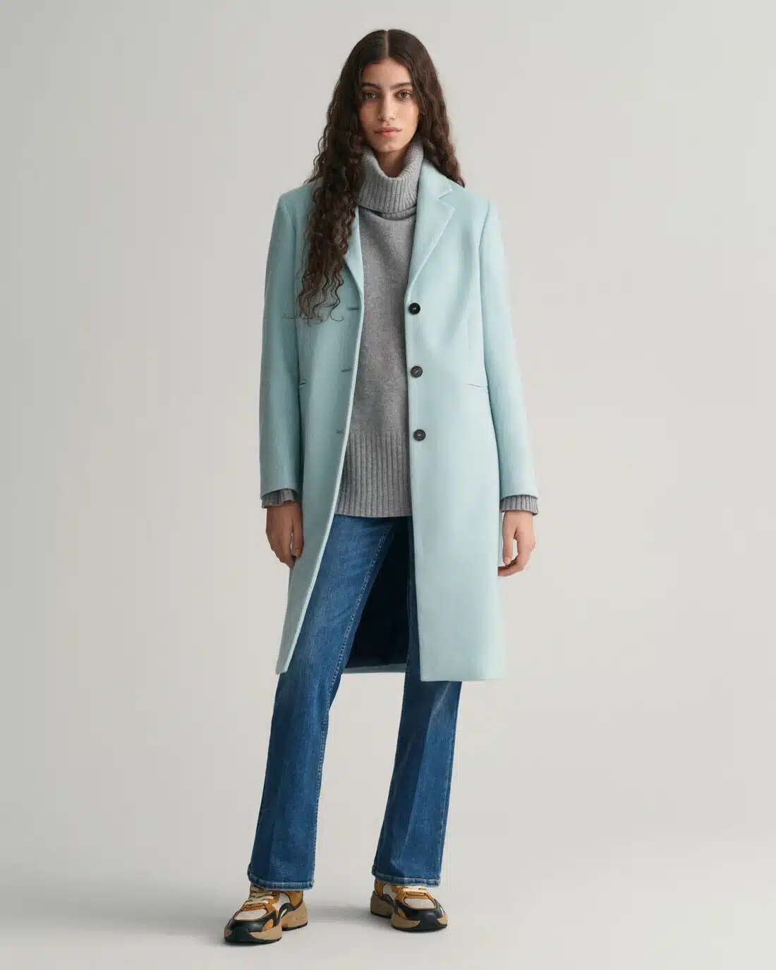 Wool hot sale tailored coat