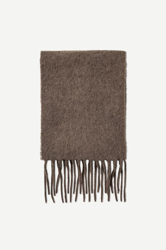 Buy Samsoe & Samsoe Tina Scarf Major Brown - Scandinavian Fashion Store