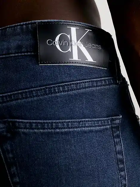 Calvin Klein Slim Fit Stretch Jeans, Mens, 40 32, Forever Black