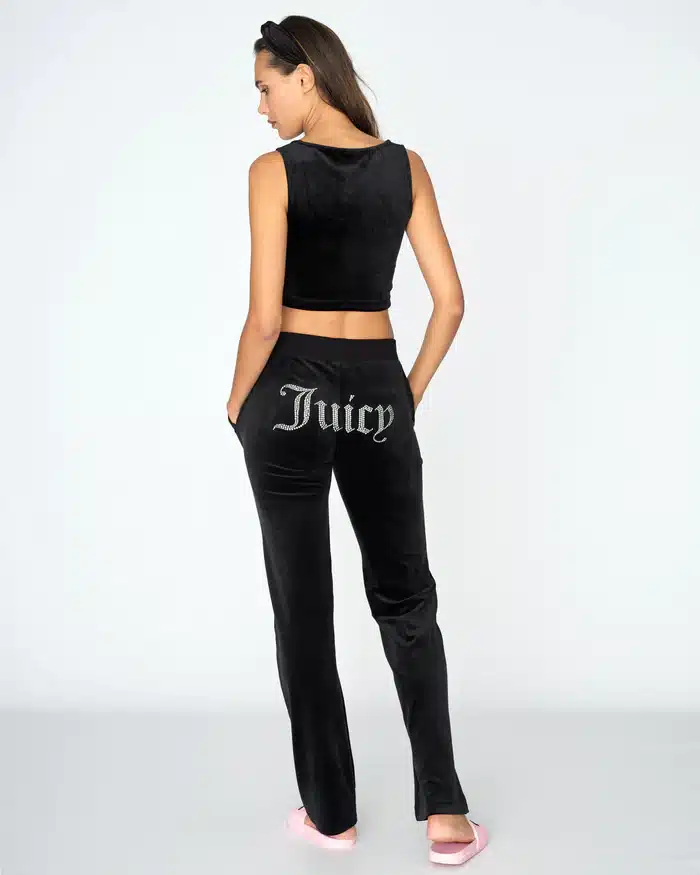 Buy Juicy Couture Classic Velour Del Ray Pant Java - Scandinavian Fashion  Store