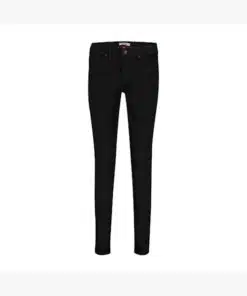 Red Button Jimmy Jeans Black