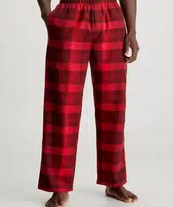 Calvin Klein Flannel Pyjama Pants Gradient Chck_rouge/Black