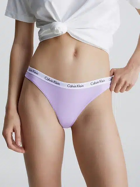 Buy Calvin Klein 3-Pack Carousel Thong Black/White/Pastel Lilac