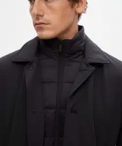 Selected Homme Alvin Padded Coat Black
