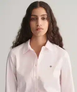 Buy Gant Woman Slim Stretch Oxford Shirt Light Pink - Scandinavian Fashion  Store