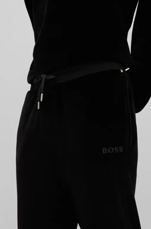 Boss Velour Pants Black