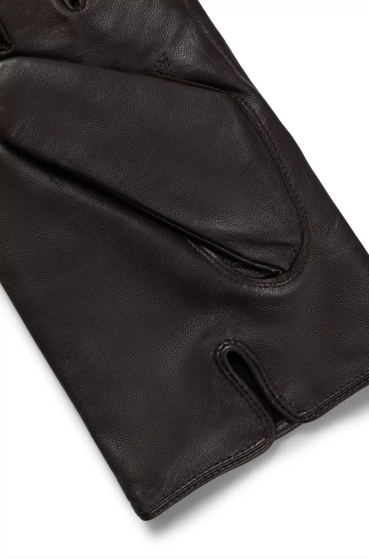 Buy Boss Hainz Leather Gloves Dark Brown - Scandinavian Fashion Store