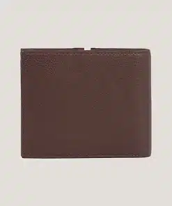 Tommy Hilfiger Premium Leather Card And Coin Wallet Coffee Bean