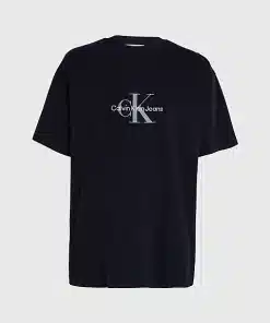 Scandinavian Buy Calvin Logo - Klein Archival Store Tee Black Fashion Mono