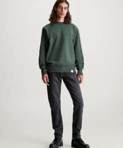 Calvin Klein Cotton Terry Sweatshirt Thyme