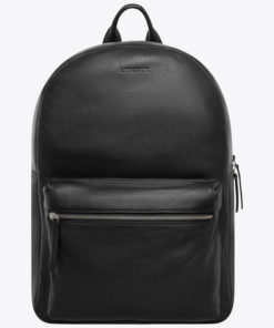 Les Deux Leather Backpack Black