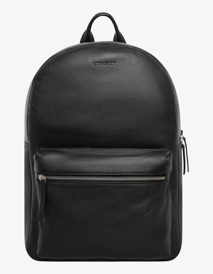 Archy Black- Leather Backpack 13