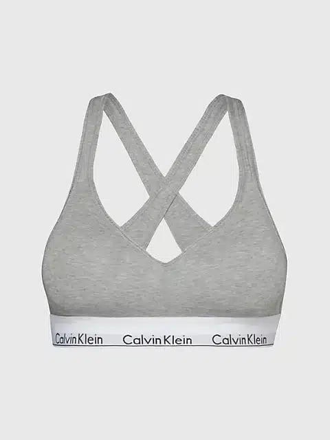 Calvin Klein Women's Modern Cotton Bralette 2 Pack, Black/Grey Heather,  Large : : Clothing, Shoes & Accessories