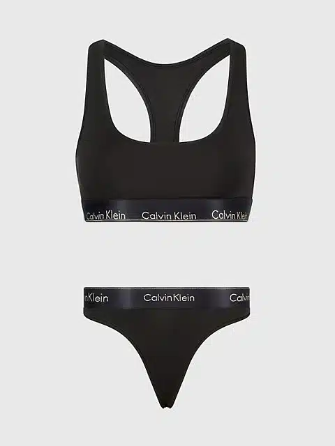 Calvin Klein - Calvin Klein Modern Cotton Lined Bralette - Black on  Designer Wardrobe
