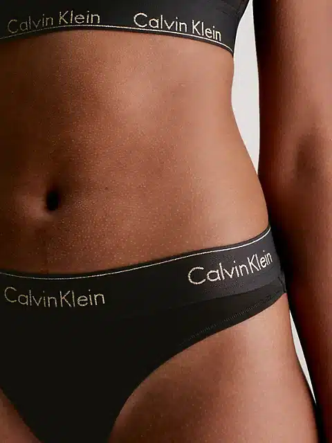 Calvin Klein Modern Cotton Bralette and Thong Underwear Set -  Canada