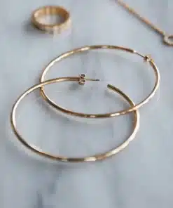 Edblad Hoops Earrings Steel Gold