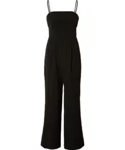 Selected Femme Vinelle Strap Jumpsuit Black
