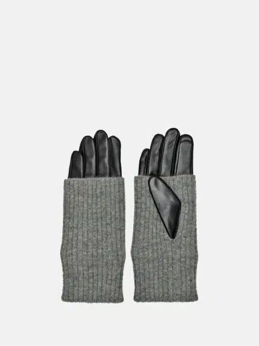 RE:DESIGNED Adda Leather Gloves Black