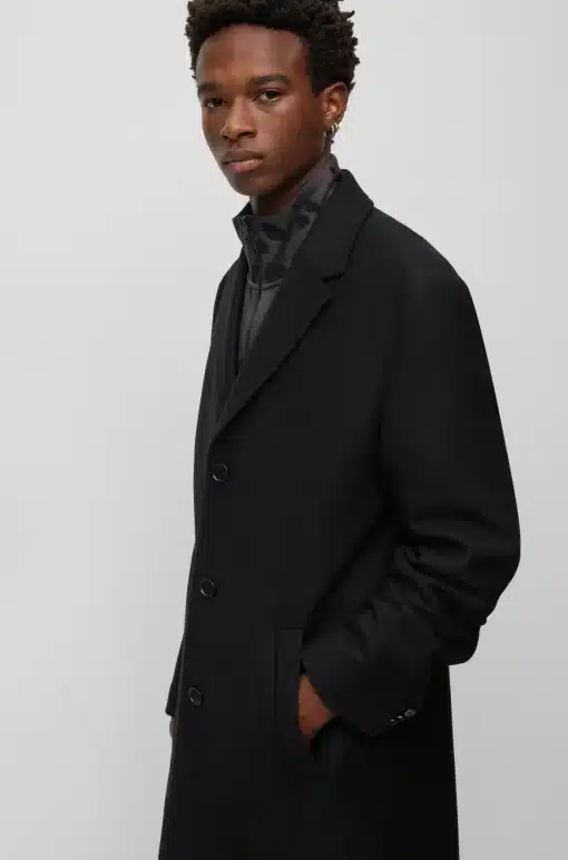 Hugo Malte Coat Black