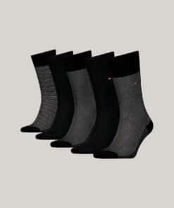 Tommy Hilfiger 5-Pack Classic Socks Giftbox Black