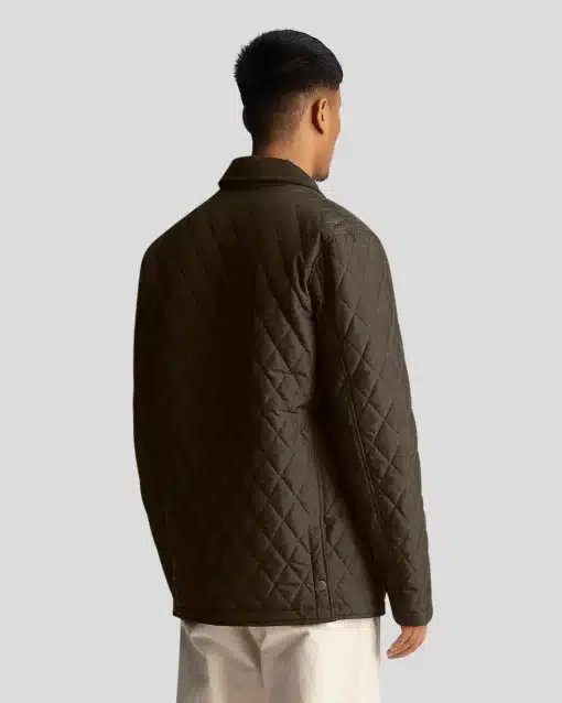 Lyle & Scott Quilted Jacket Olive