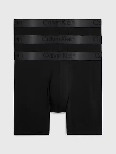 Buy Calvin Klein 3-Pack Boxer Briefs Black - Scandinavian Fashion