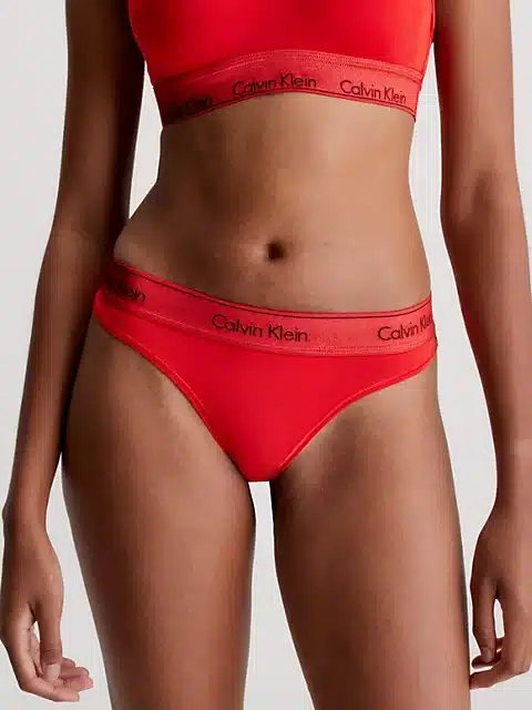 Calvin Klein Girls' Modern Cotton Hipster Underwear, Dystral  Pink/CK Toss/Red, S: Clothing, Shoes & Jewelry