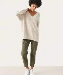 Part Two Fabianne Pullover Whitecap Gray