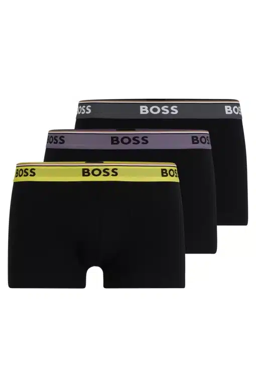 Boss 3-Pack Logo Boxers Black