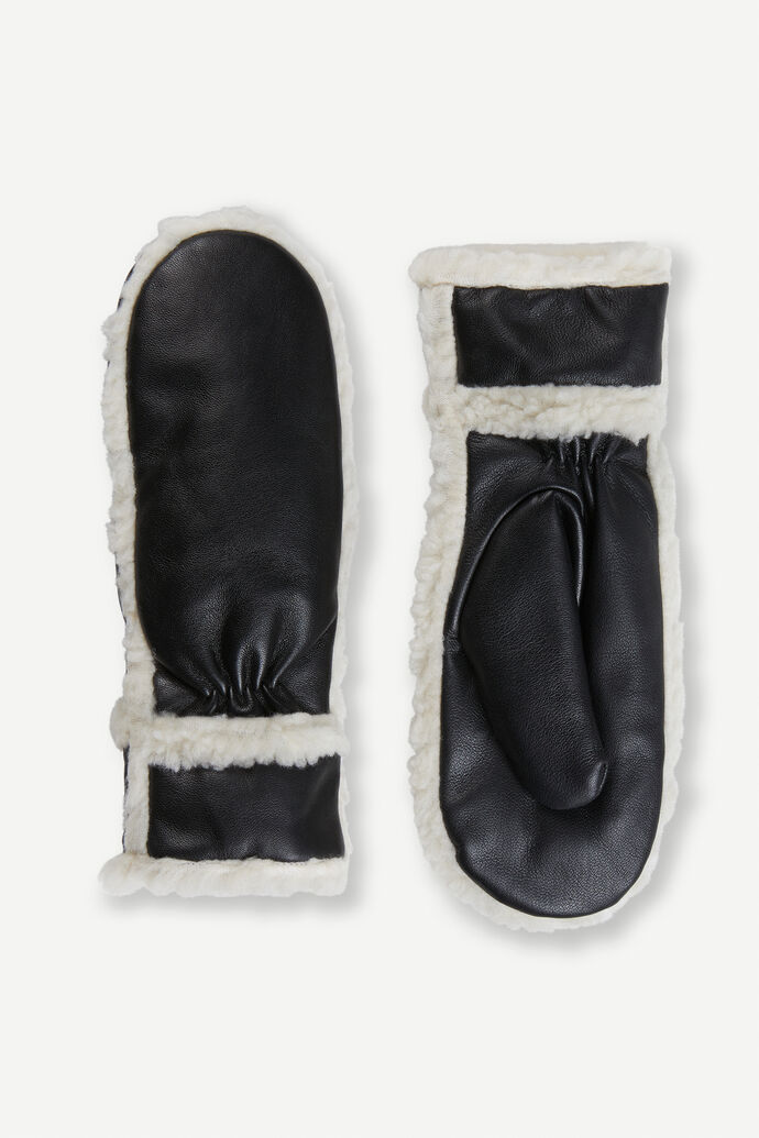 Buy Samsoe & Samsoe Meadow Mitten Black - Scandinavian Fashion Store