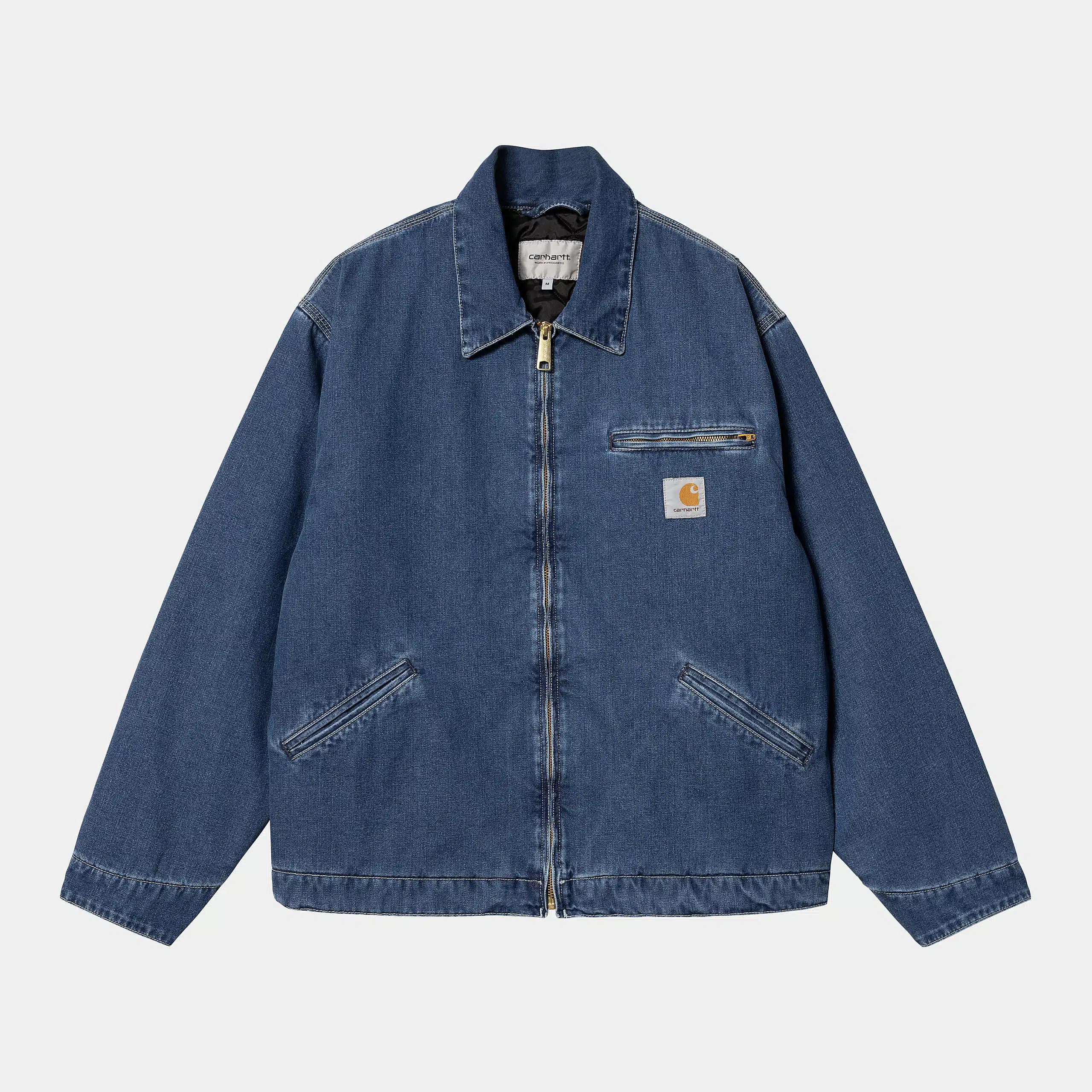 Buy Carhartt WIP OG Detroit Jacket Stone Washed Blue - Scandinavian Fashion  Store